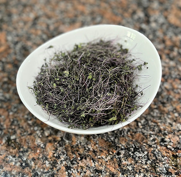 Dehydrated and Dried Red Acre Cabbage Microgreens -2